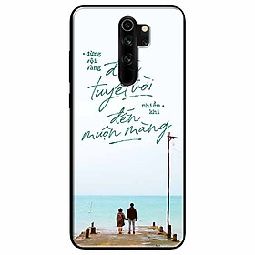 Ốp lưng in cho Redmi Note 8 Pro Mẫu Điều Tuyệt Vời