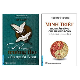 Sách - Combo 2 Cuốn: Bí Quyết Trường Thọ của Người Nhật Minh Triết + Trong Ăn Uống Của Phương Đông - First News