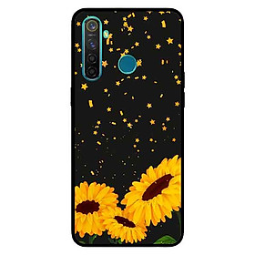 Ốp Lưng in cho Realme 5 Mẫu Hoa Hướng Dương - Hàng Chính Hãng