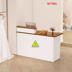 QUẦY TIẾP TÂN, QUẦY TÍNH TIỀN, QUẦY THU NGÂN QTT301 - NỘI THẤT LẮP RÁP VIỄN ĐÔNG ADV