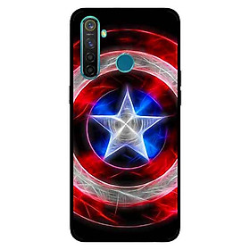 Ốp Lưng in cho Realme 5 Mẫu Khiên Đội Trưởng 1 - Hàng Chính Hãng