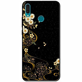Ốp lưng dành cho Huawei Y9 2019 mẫu Hoa Văn Hoa Trắng