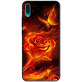 Ốp lưng dành cho Huawei Y7 Pro 2019 mẫu Hoa Hồng Lửa