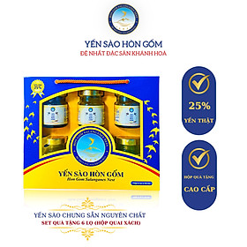 [Set QT 6 Hũ] Tổ Yến Chưng Đông Trùng Hạ Thảo - Yến Sào Hòn Gốm Chính Hiệu Khánh Hoà - HGK NEST