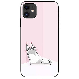 Ốp lưng in cho Iphone 11 Mẫu Mèo Cào