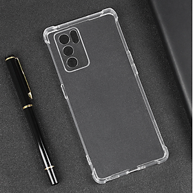 Ốp lưng dành cho OPPO A96, A76 dẻo trong chống sốc bảo vệ camera - Hàng chính hãng