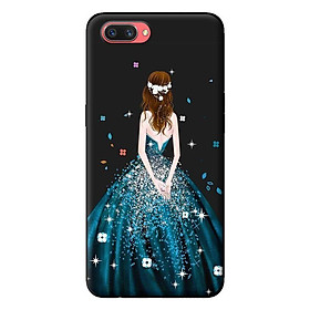 Ốp in cho OPPO A5 Cô Gái Váy Xanh - Hàng chính hãng