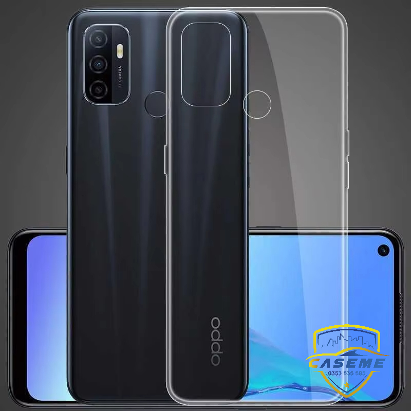 Ốp lưng dành cho OPPO A53 (2020) silicon TPU dẻo trong suốt dày dặn chống sốc, chống xước cao cấp - Hàng chính hãng