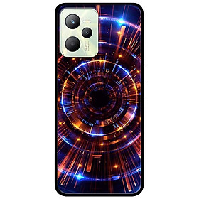 Ốp lưng dành cho Realme C35 - Realme Narzo 50A Prime mẫu Vòng Tròn Vàng Xanh