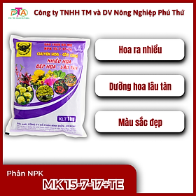 Phân bón hỗn hợp NPK MK 15-7-17+TE - túi 1kg