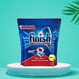 Viên rửa bát Finish All in one 120 viên 6 chức năng