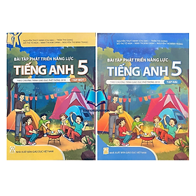 Sách - Combo Bài tập phát triển năng lực tiếng anh 5 tập 1 + 2 ( Theo chương trình giáo dục phổ thông 2018 )