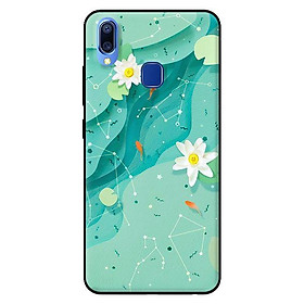Ốp in cho Vivo Y91 Họa Tiết Nền Xanh - Hàng chính hãng