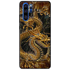 Ốp lưng in cho Huawei P30 Pro Rồng Nền Đen - Hàng chính hãng