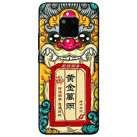 Ốp in cho Huawei Mate 20 Pro Lân Vàng - Hàng chính hãng