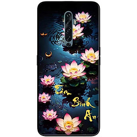 Ốp lưng cho Oppo Reno 2Z, 2F - 6z - 7z 5G - 8z 5G - A96 5G - 8T 4G - 8T 5G - Tâm Sen Hồng An - Hàng Chính Hãng