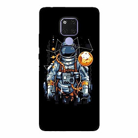 Ốp lưng in cho Huawei Mate 20 Phi Hành Gia Mặt Trăng