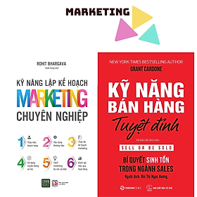 Combo 2Q Sách Về Chiến Lược Bán Hàng, Giúp Bạn Giữ Chân Khách Hàng - 1980 Books : Kỹ Năng Lập Kế Hoạch Marketing Chuyên Nghiệp + Kỹ Năng Bán Hàng Tuyệt Đỉnh (Tái Bản)