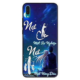 Ốp lưng in cho Huawei Y7 Pro 2019  Mẫu Nợ Cha Nợ Mẹ