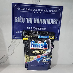 Viên rửa chén bát Finish Quantum 60 viên - Hàng chính hãng [12 chức năng]