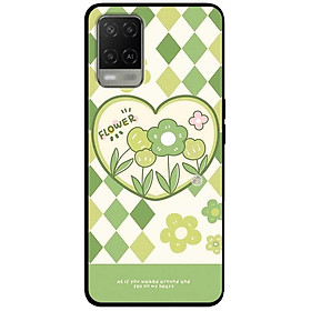 Ốp lưng cho Oppo A54 - A55 - A56 5G - A55s - A18 - A38 - A58 - Họa Tiết Hoa Xanh Lá - Hàng Chính Hãng