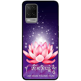 Ốp lưng cho Oppo A54 - A55 - A55s - Oppo A56 5G - Oppo A18 - A38 - A58 - Om Mani Tím Hồng - Hàng Chính Hãng