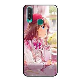 Ốp Lưng in cho Vivo Y17 Mẫu Girl Anime 12 - Hàng Chính Hãng