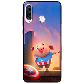 Ốp lưng in cho Huawei P30 Lite Mẫu Heo CAP