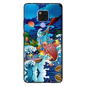 Ốp in cho Huawei Mate 20 Mưa Cá Chép - Hàng chính hãng