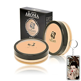 Kem che khuyết điểm Aroma Cover Foundation Hàn Quốc 14g No.13 Pink Beige tặng kèm móc khoá 