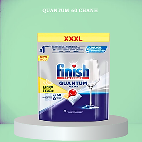 Viên rửa chén bát Finish Quantum 60 viên/túi