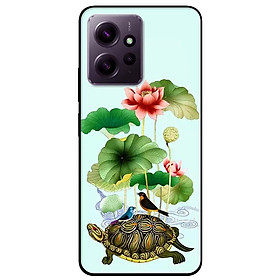 Ốp lưng dành cho Redmi Note 12 - Redmi Note 12 Pro - Redmi Note 12 Pro 5G - Sen Và Rùa - Hàng Chính Hãng
