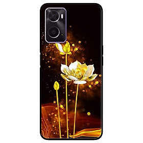 Ốp lưng dành cho Oppo A16K - Oppo A36 / A76 - Oppo Reno 7z 5G mẫu Sen Trắng Vàng 2