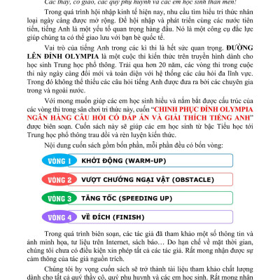 Chinh Phục Đỉnh Olympia Ngân Hàng Câu Hỏi Có Đáp Án Và Giải Thích Tiếng Anh