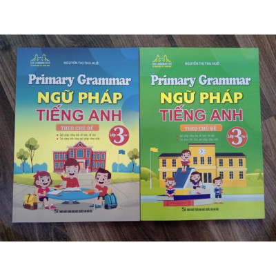 Sách Combo Ngữ pháp tiếng anh theo chủ đề lớp 3 (2 Tập)