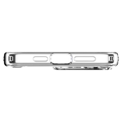 Ốp lưng dành cho iPhone 15 Pro Max SPIGEN Crystal Hybrid MagFit White - Hàng Chính Hãng