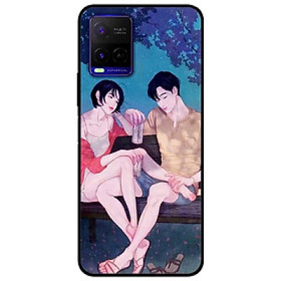 Ốp lưng dành cho Vivo Y21 - Vivo Y21s mẫu Cặp Đôi Chill