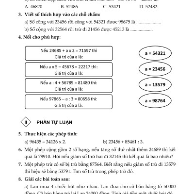 Sách - 100 Đề Kiểm Tra Toán 4 ( Biên Soạn Theo Chương Trình Mới)