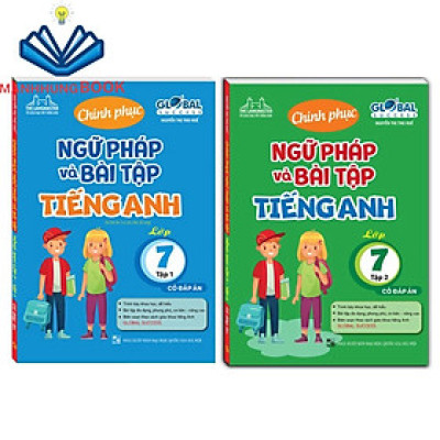 Sách - Combo 2c - GLOBAL SUCESS - Chinh phục ngữ pháp và bài tập tiếng anh lớp 7