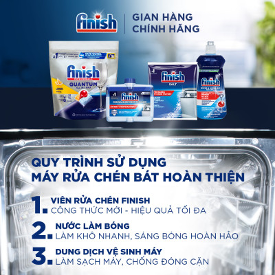 Nước Làm Bóng Chén Bát Finish Rinse & Shine Aid