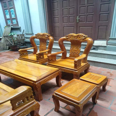 bộ bàn ghế minh quốc voi lim