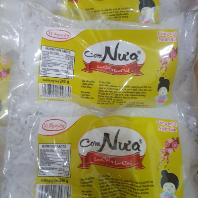Combo 3 Gói Cơm Nưa Vị Nguyên Das Keto 240g