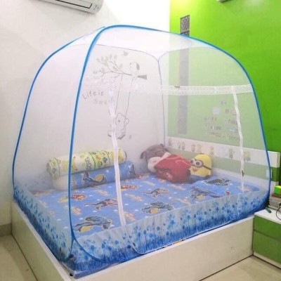 Màn Chụp , Mùng Chụp Cao Cấp Mộc Miên Đỉnh Rộng - Kích Thước 1,6mx2m - 3 cửa ( video , hình thật ) 