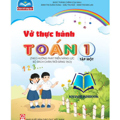 Sách - Combo Vở thực hành Toán 1 - tập 1 + 2 (Theo hướng phát triển năng lực Bộ Chân trời sáng tạo)