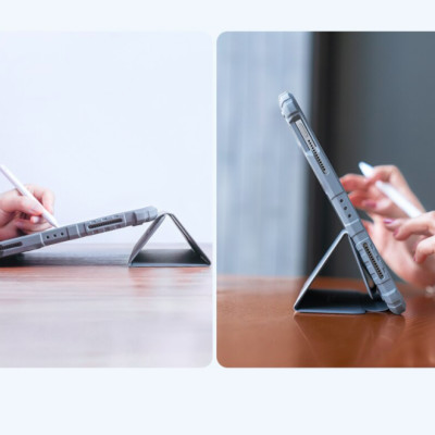 Bao da cao cấp cho iPad Mini 6 hãng Nillkin Bumper Leather có nắp bảo vệ camera - Hàng nhập khẩu