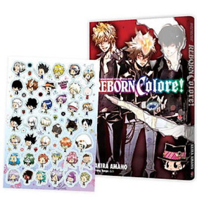 Gia Sư Hitman Reborn! Official Visual Book: Reborn Colore! - Tặng Kèm Sticker