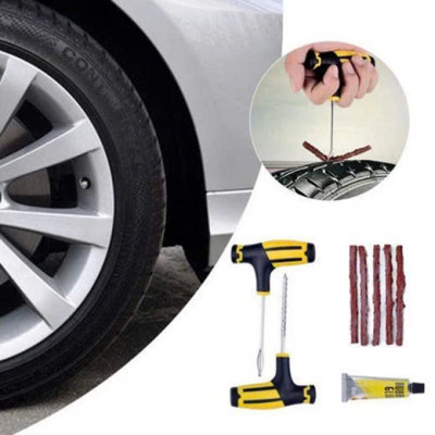 Bộ Vá Lốp Xe Không Săm Khẩn Cấp Cho Ôto, Xe Májy – Vá Lụi, Vá Rút Nhanh Gọn Tại Nhà Hoặc Dọc Đường, ĐÈN TRANG TRÍ