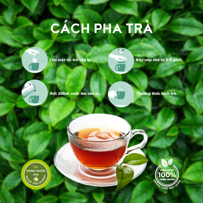 Trà Chùm Ngây Túi Zip 25/50 Gói - Delta D