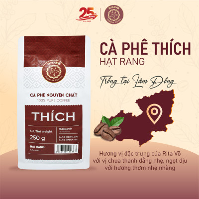 Cà phê hạt rang Rita Võ Cafe Thích 250g