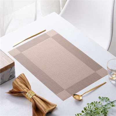 Combo 06 Tấm lót bàn ăn bằng nhựa PVC cao cấp - khăn chải bàn ăn lịch sự sạch sẽ trên bàn ăn